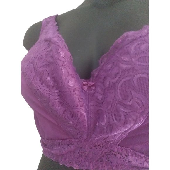 Rhonda Shear Lace Leisure Bra - Picture 2 of 8